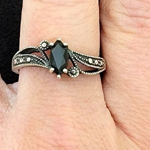 Black Onyx Avon Ring from the 1970s
